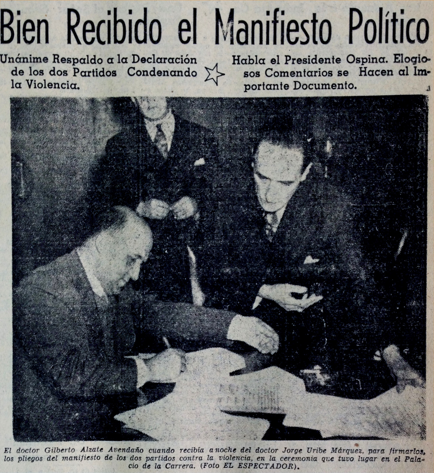 El Espectador, abril 2 de 1949