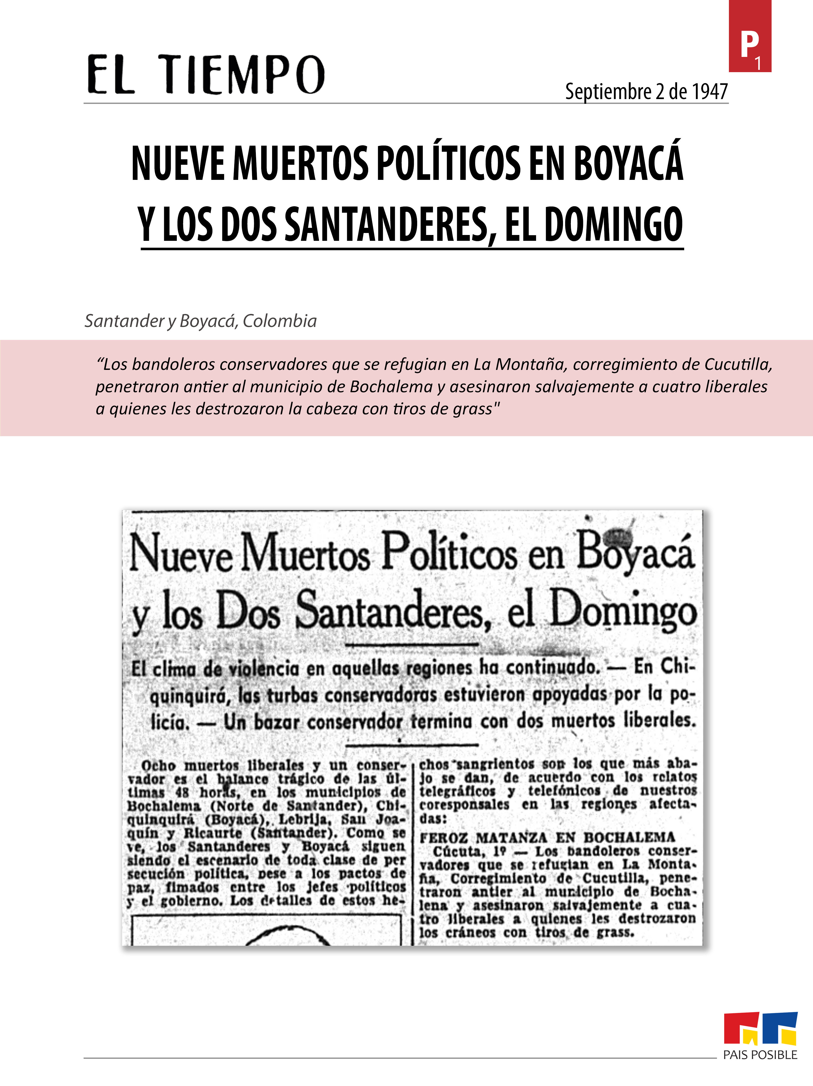 El Tiempo, septiembre 2 de 1947